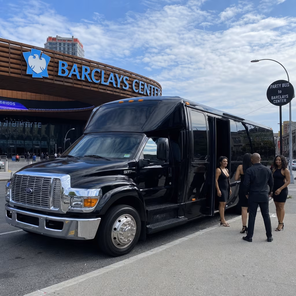 Party Bus to Barclays Center from Queens