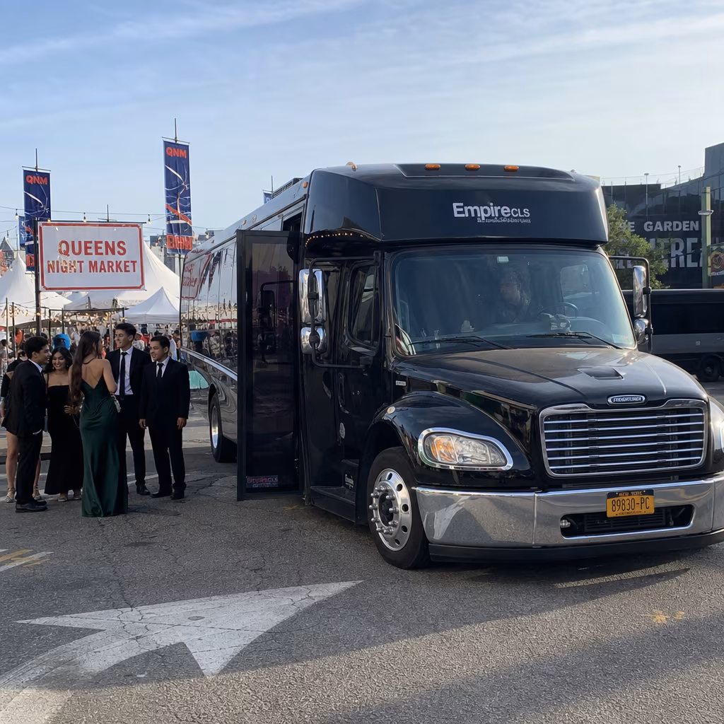 Queens Night Market Party Bus
