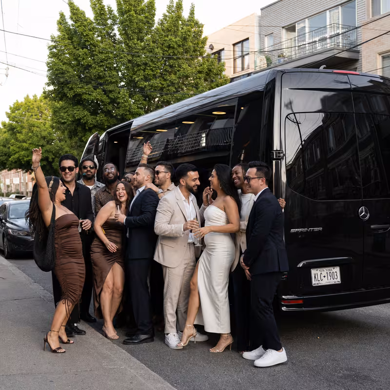Queens Bachelor & Bachelorette Transportation fleet vehicle