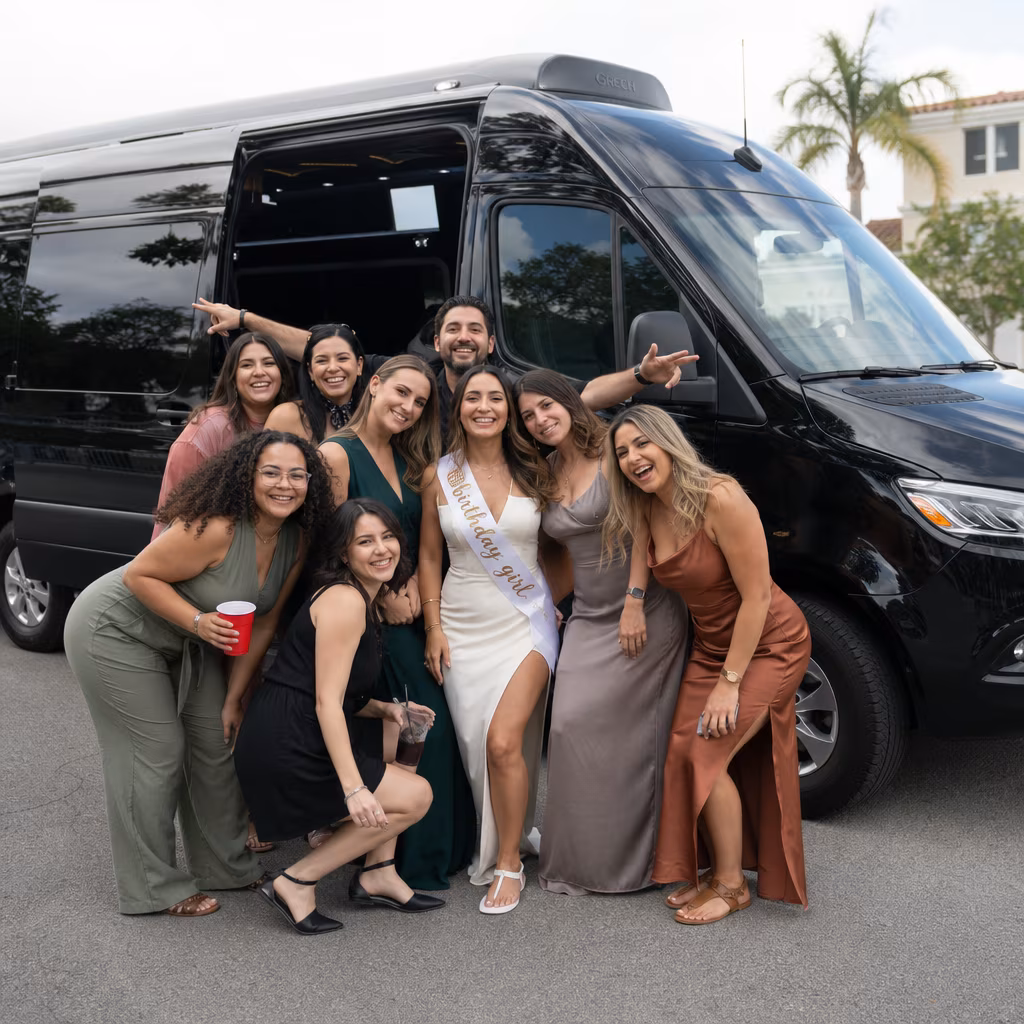 Birthday party bus