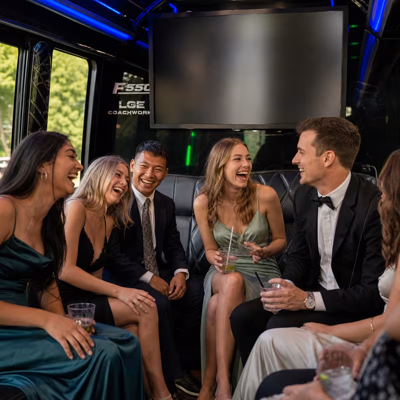 Queens Prom & Homecoming Transportation fleet vehicle