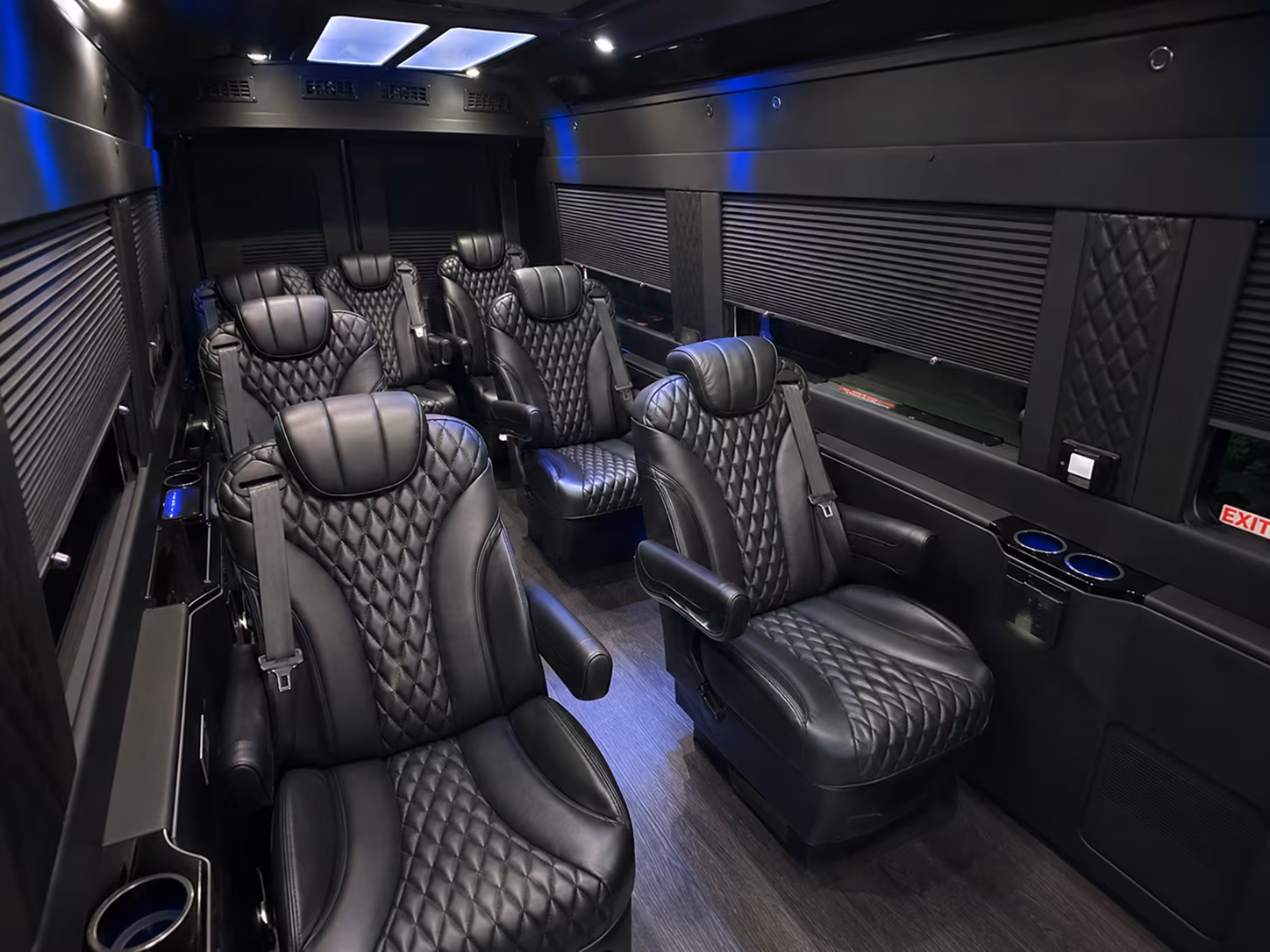 Queens Airport Shuttle & Transportation party bus exterior