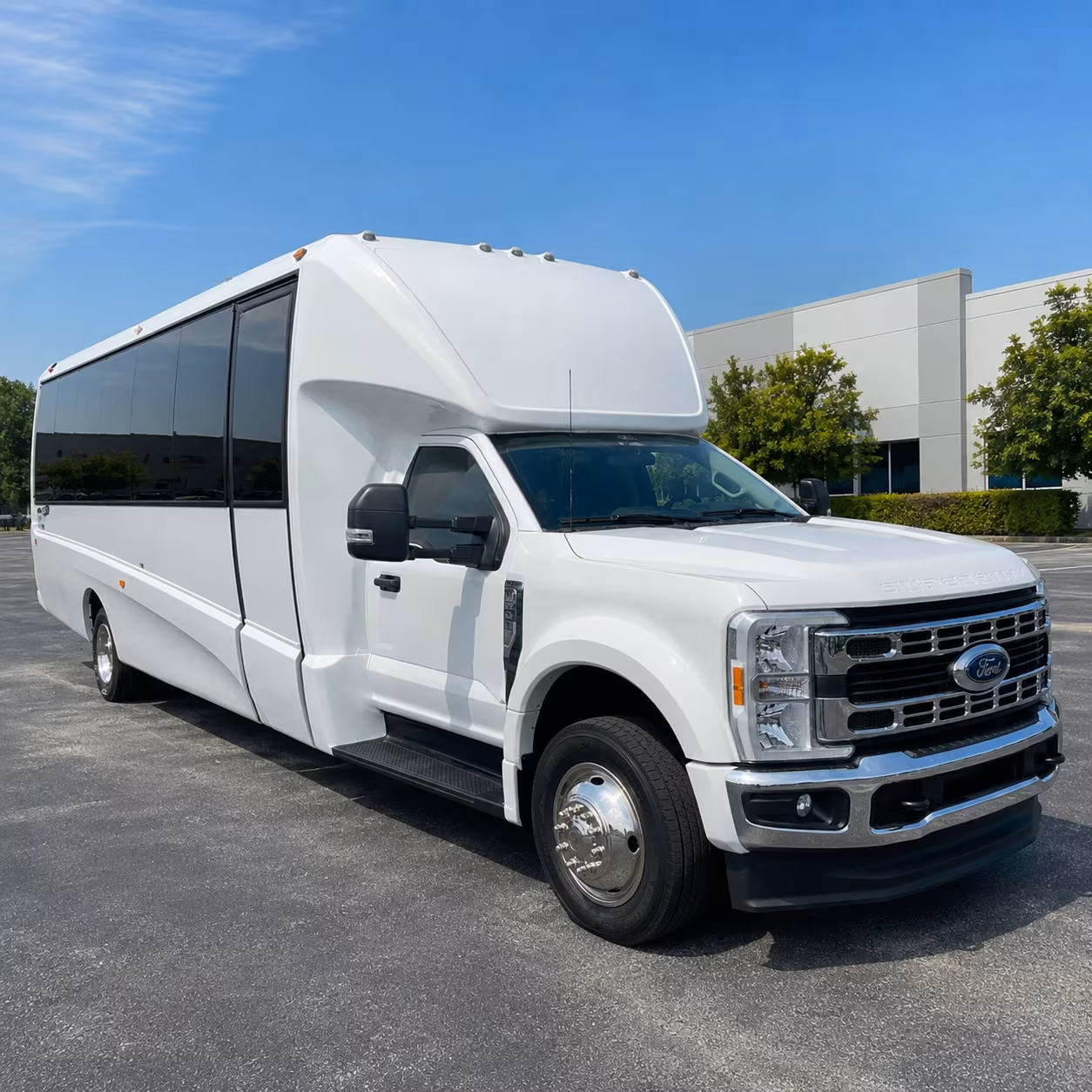 Queens Airport Shuttle & Transportation party bus exterior