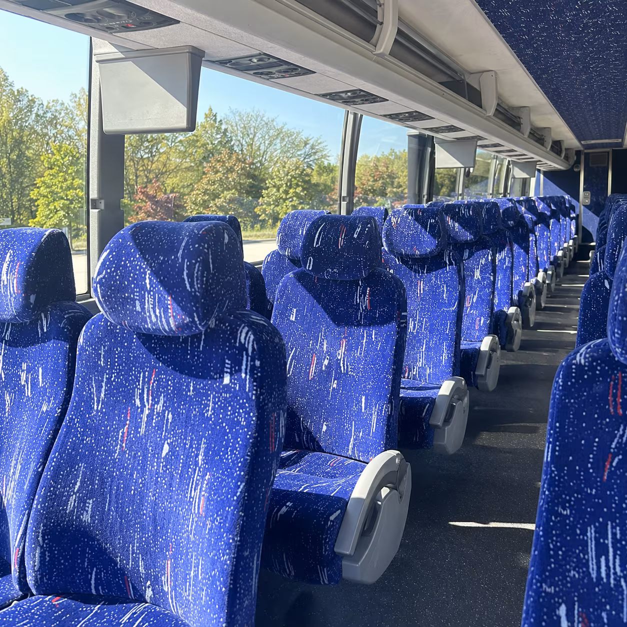 Queens Airport Shuttle & Transportation party bus interior