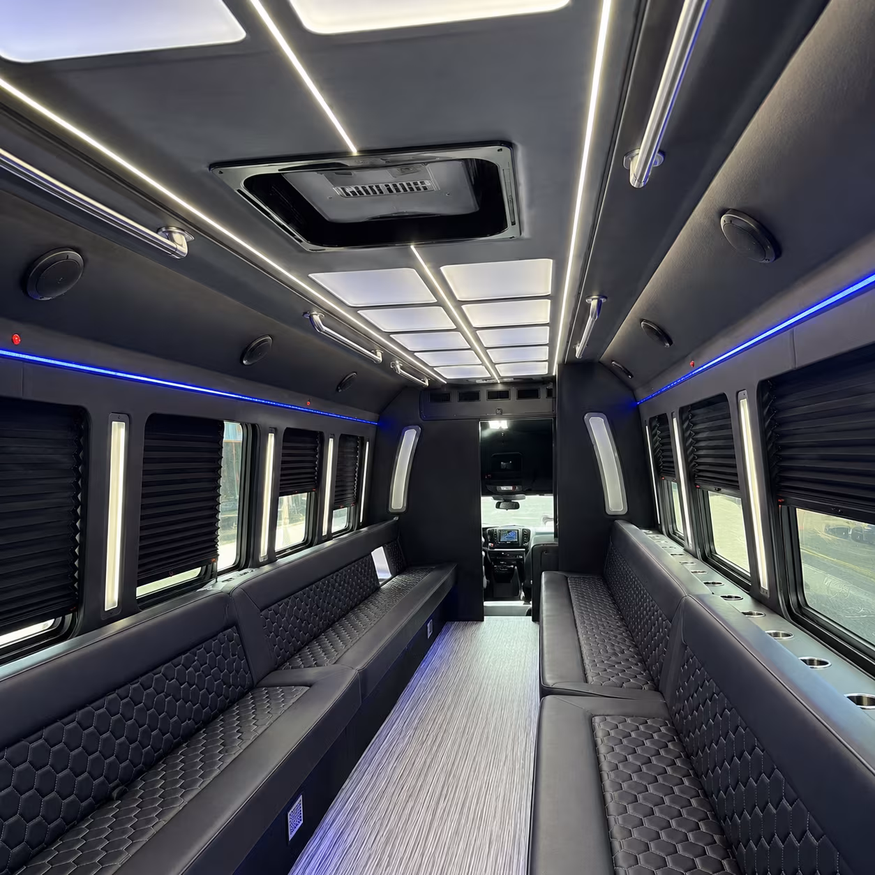 Queens Bachelor & Bachelorette Transportation party bus exterior