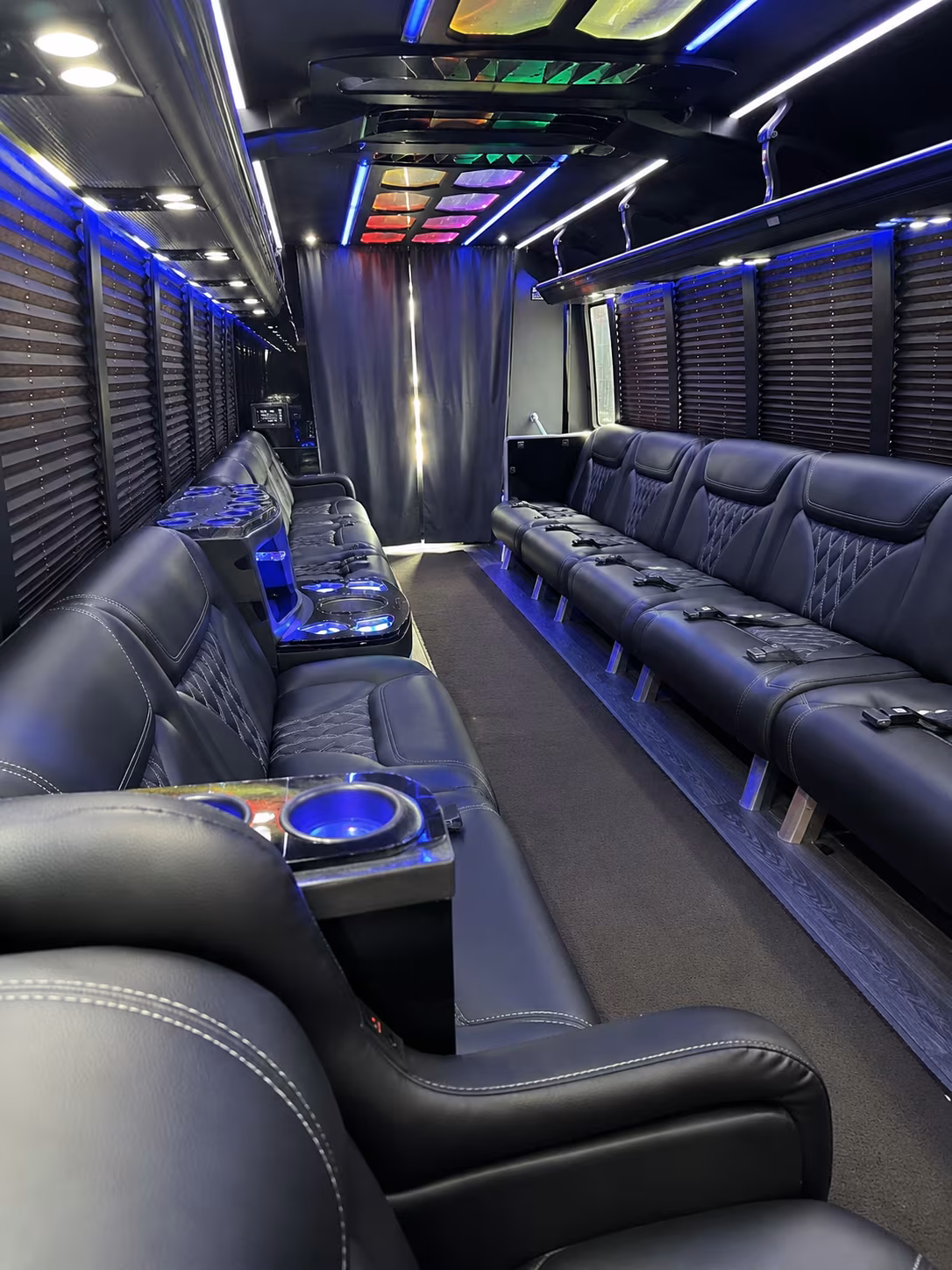 Queens Bachelor & Bachelorette Transportation party bus exterior