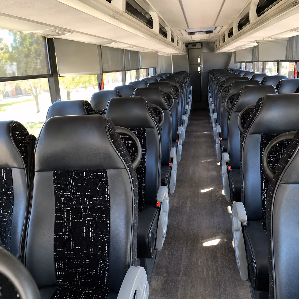 Queens Corporate Transportation party bus interior