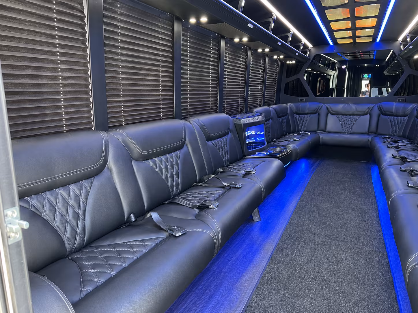 Queens Prom & Homecoming Transportation party bus exterior