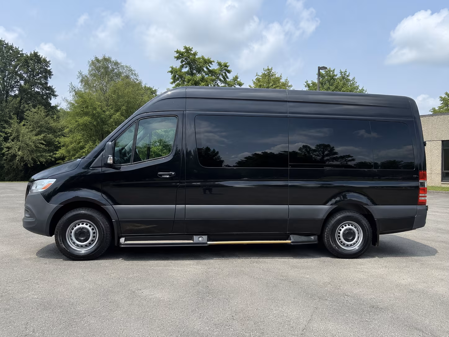 Queens School Event Transportation party bus exterior