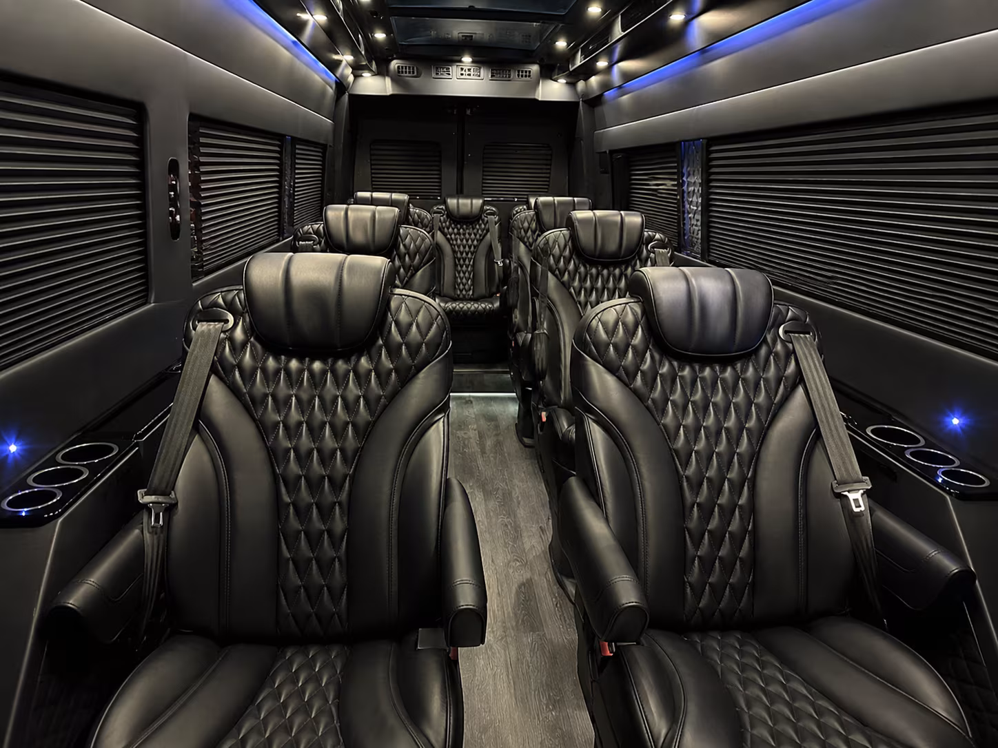 Queens School Event Transportation party bus exterior