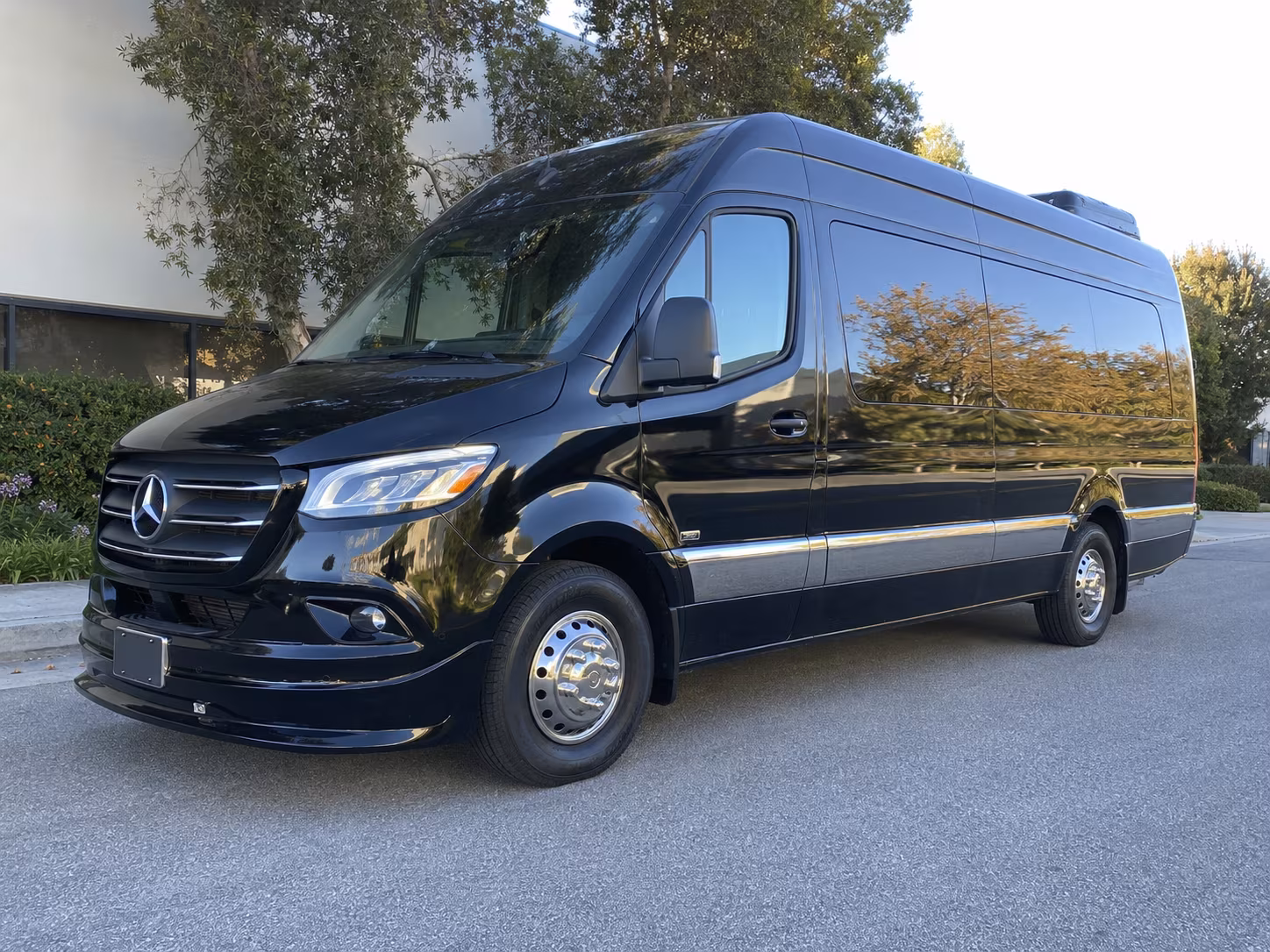 Queens School Event Transportation party bus exterior