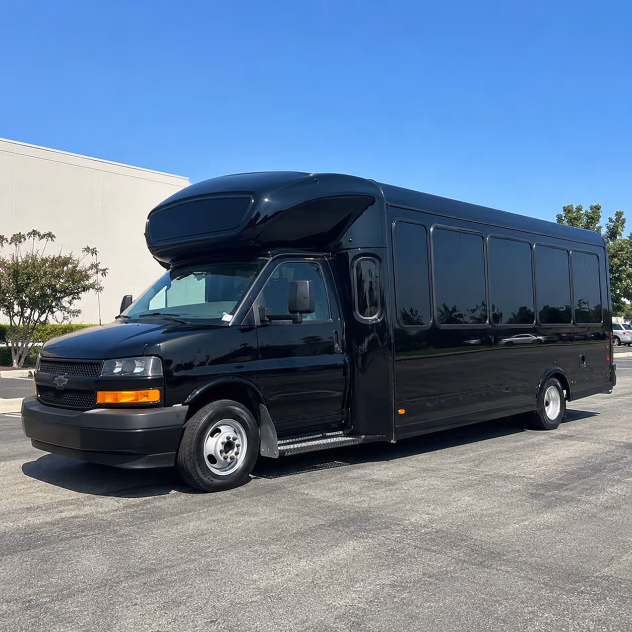Queens Sporting Event Transportation party bus exterior