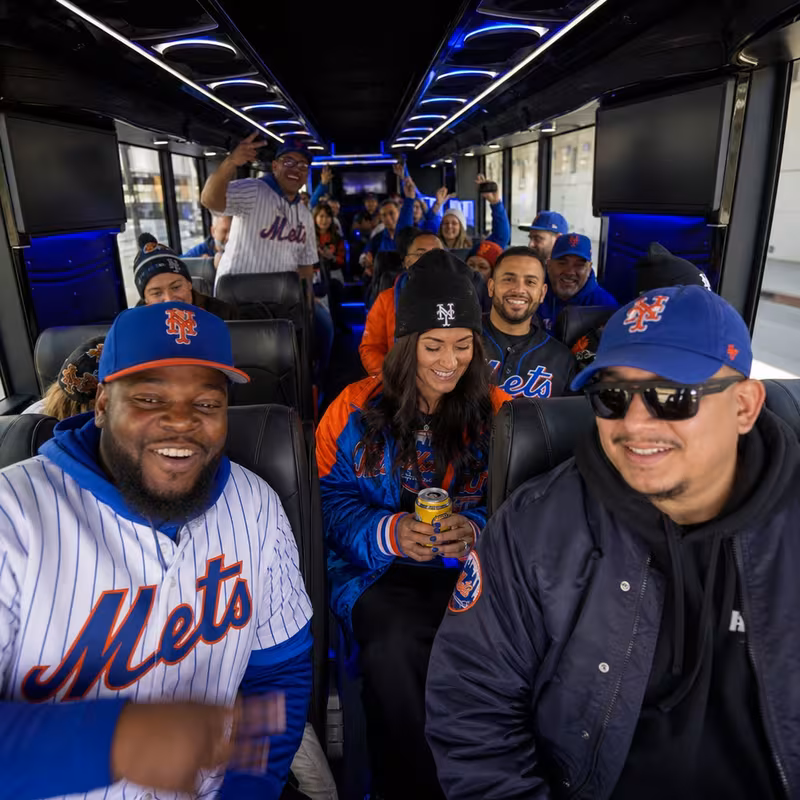 Queens Sporting Event Transportation fleet vehicle